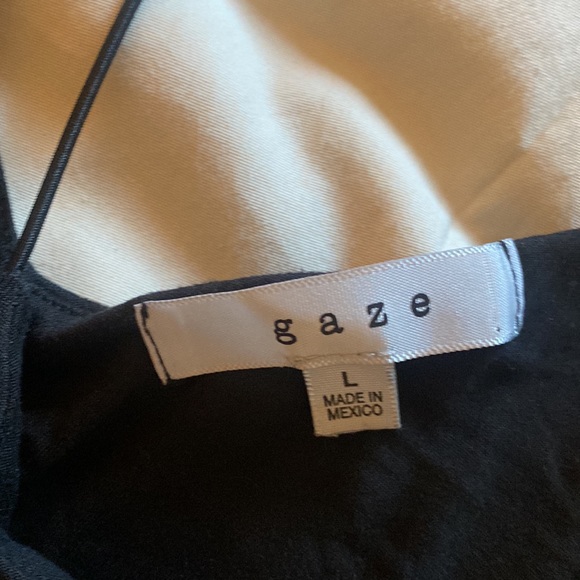 Women’s black bodysuit with snaps size Large - Picture 2 of 2